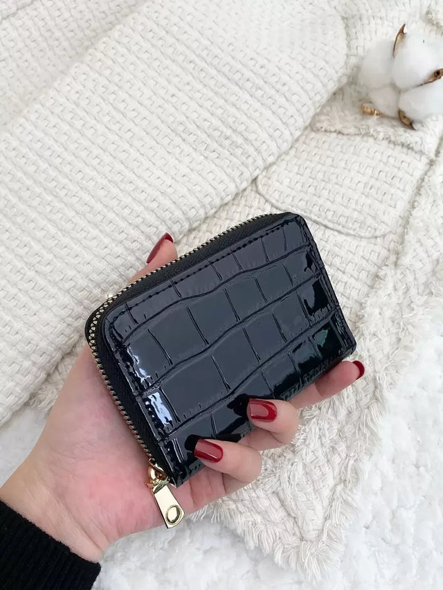 Crocodile Embossed lightweight Cardholder/Purse - Aadima Nepal -online shopping Nepal - Fashion -Buy Clothing Online in Nepal