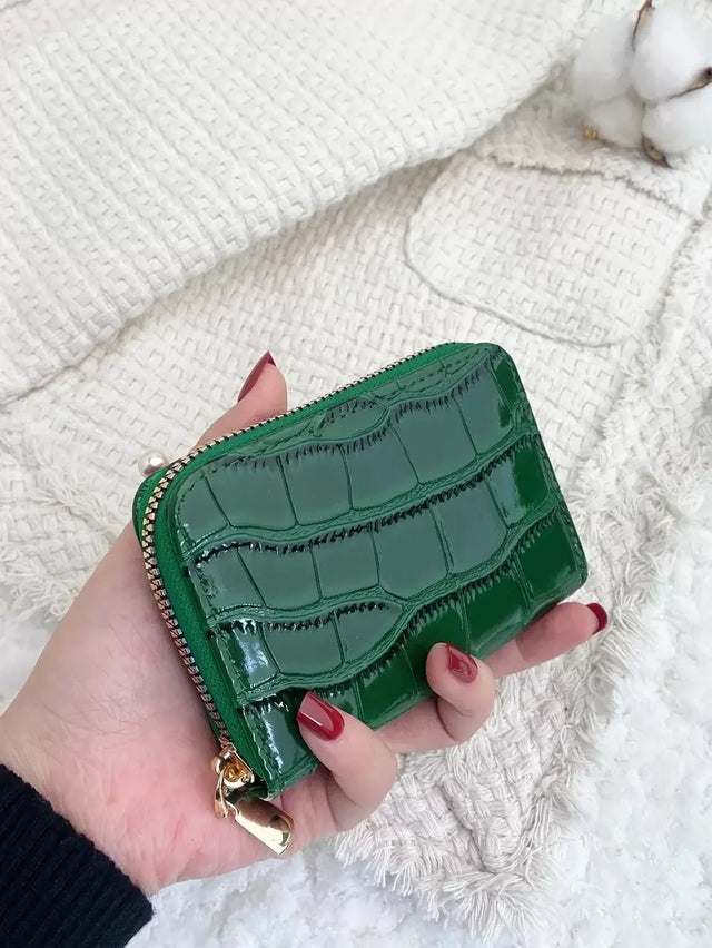 Crocodile Embossed lightweight Cardholder/Purse - Aadima Nepal -online shopping Nepal - Fashion -Buy Clothing Online in Nepal