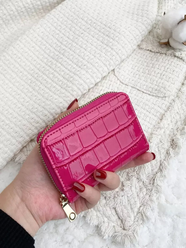 Crocodile Embossed lightweight Cardholder/Purse - Aadima Nepal -online shopping Nepal - Fashion -Buy Clothing Online in Nepal