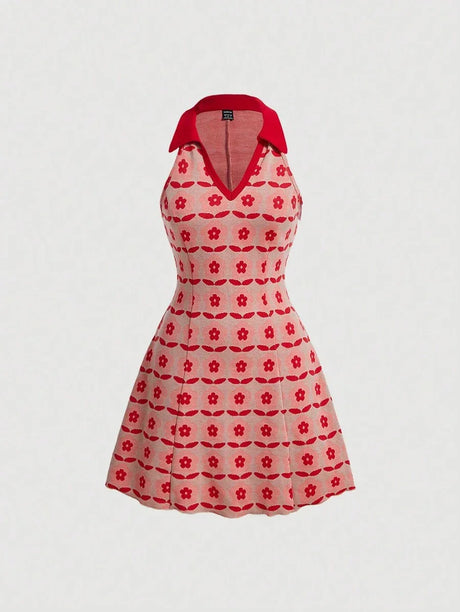 Vintage Knit Sleeveless Dress - Aadima Nepal -online shopping Nepal - Fashion -Buy Clothing Online  in Nepal