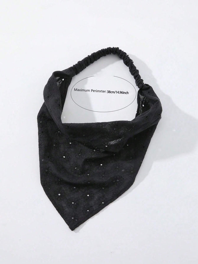 Handmade Black Floral Embroidery design Headwrap/Headband - Aadima Nepal -online shopping Nepal - Fashion -Buy Clothing Online in Nepal