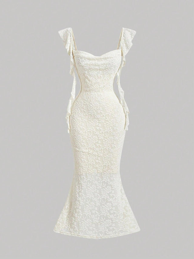 Online shopping Nepal - Buy SHEIN MOD Party Dress with Swollen Collar Online in Nepal