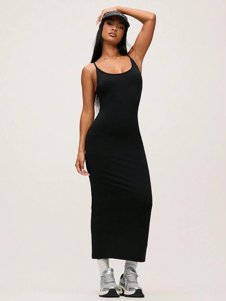SHEIN BASICS Cami Bodycon Summer Dress