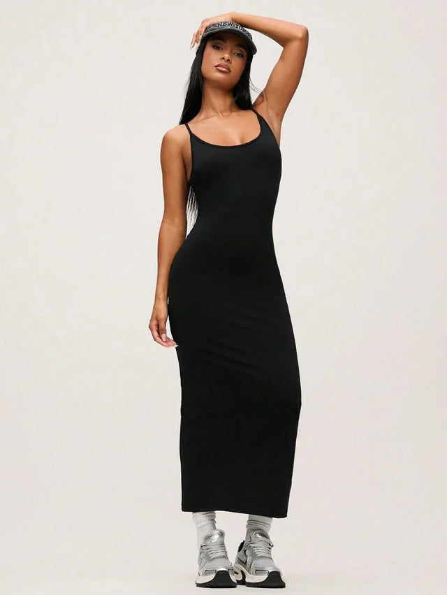 SHEIN BASICS Cami Bodycon Summer Dress - Aadima Nepal -online shopping Nepal - Fashion -Buy Clothing Online in Nepal