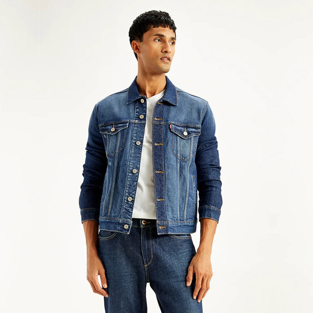 Spread Collar Trucker Jacket - Aadima Nepal -online shopping Nepal - Fashion -Buy Clothing Online in Nepal