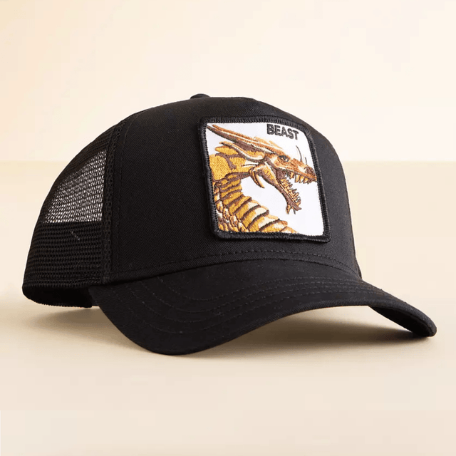 The beast dragon tucker hat - Add a bold, animal-inspired touch to your casual wardrobe with the Goorin Bros. Animal Print Trucker Hat. Crafted with a perfect blend of 57% polyester and 43% cotton, this lightweight hat offers both comfort and durability.