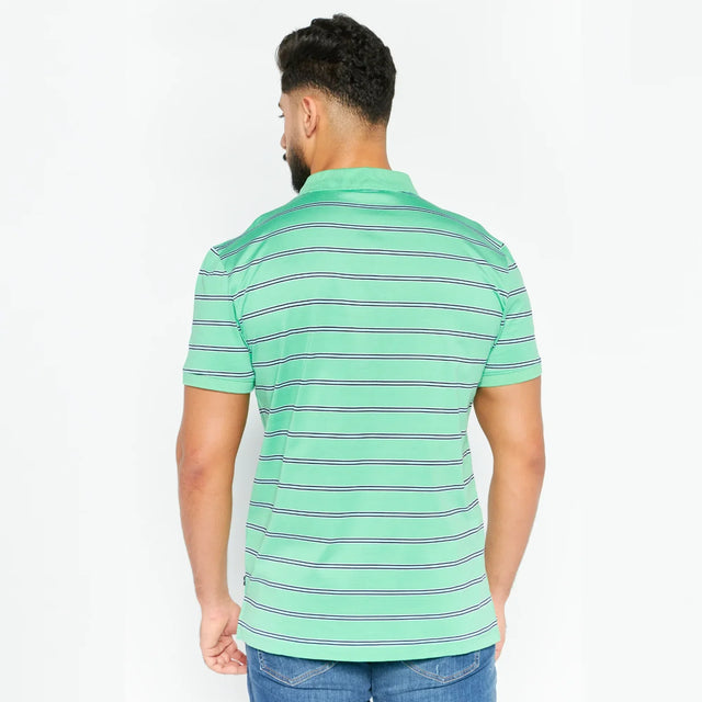Short Sleeve Stripe Polo Shirt - Aadima Nepal -online shopping Nepal - Fashion -Buy Clothing Online in Nepal
