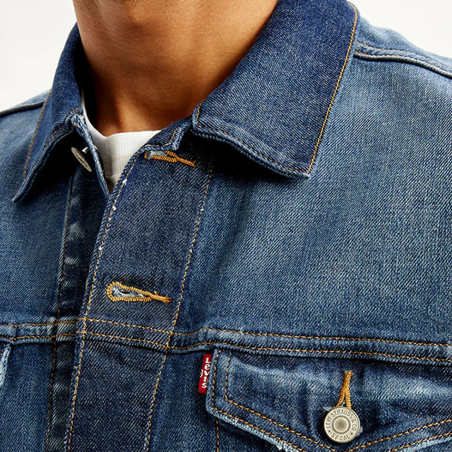 Spread Collar Trucker Jacket - Aadima Nepal -online shopping Nepal - Fashion -Buy Clothing Online in Nepal