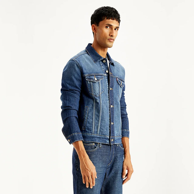 Spread Collar Trucker Jacket - Aadima Nepal -online shopping Nepal - Fashion -Buy Clothing Online in Nepal