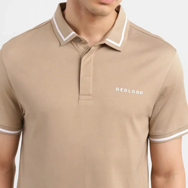 Solid Slim Fit Polo T-shirt - Aadima Nepal -online shopping Nepal - Fashion -Buy Clothing Online in Nepal