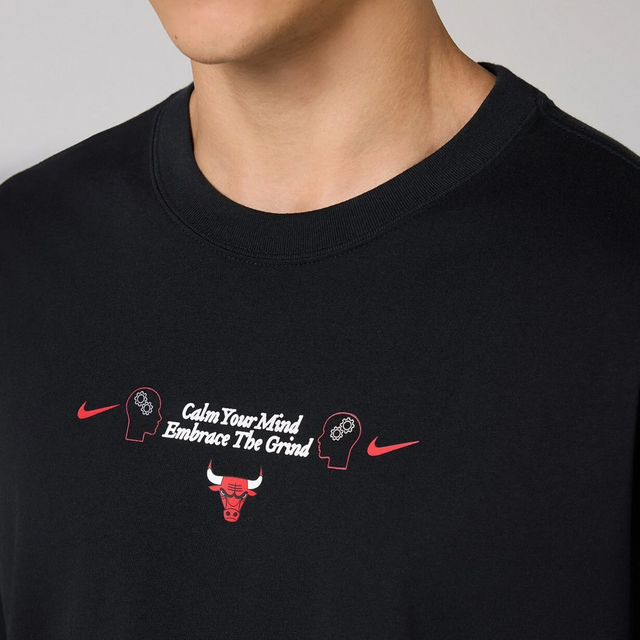 Chicago Bulls Courtside Men's Nike NBA Max90 Long-Sleeve T-Shirt - Aadima Nepal -online shopping Nepal - Fashion -Buy Clothing Online in Nepal