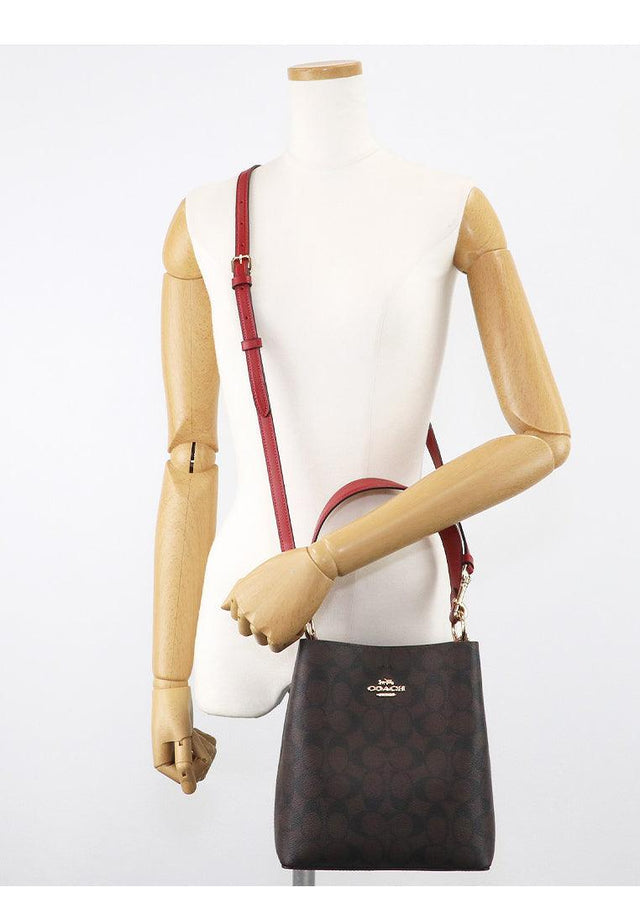Coach Small Town Bucket Brown Bag - Aadima Nepal -online shopping Nepal - Fashion -Buy Clothing Online in Nepal