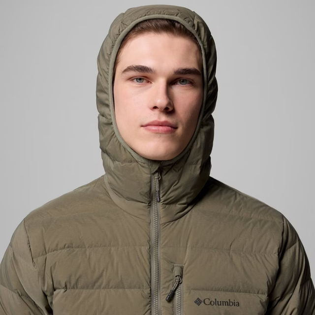 Columbia Drift PeakTM Stretch Down Hooded Jacket - Aadima Nepal -online shopping Nepal - Fashion -Buy Clothing Online in Nepal