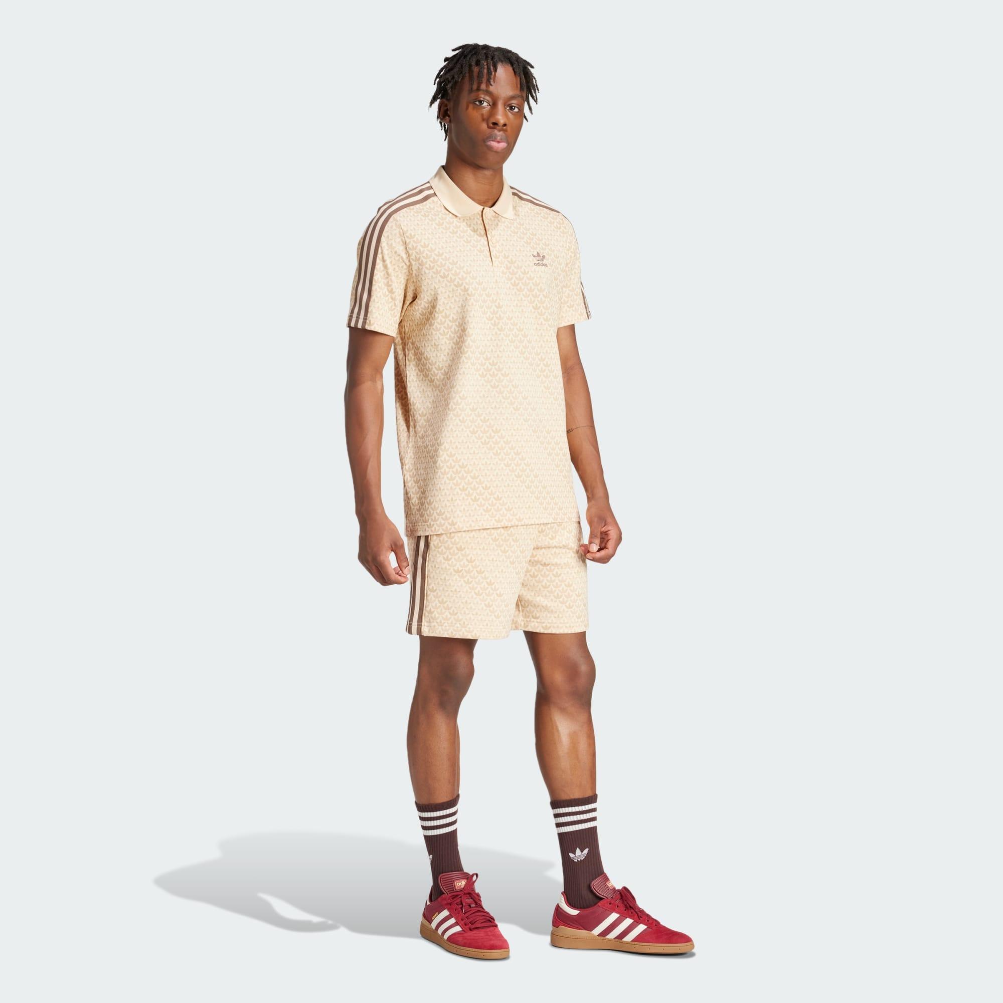 Buy Adidas Classic Mono Polo Shirt Online in Nepal Shop the Adidas Classic Mono Polo Shirt in Nepal. Featuring a stylish monogram print, cotton piqué fabric, and 3-Stripes for a sporty yet refined look.