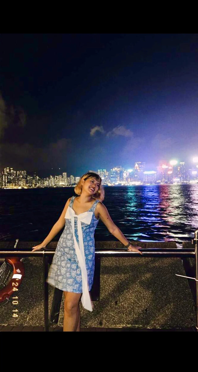 Floral Pattern Sleeveless Dress - Aadima Nepal -online shopping Nepal - Fashion -Buy Clothing Online in Nepal