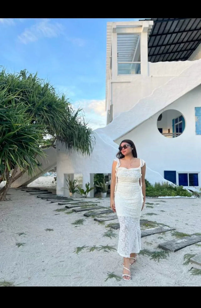 SHEIN Party Dress with Swollen Collar - Aadima Nepal -online shopping Nepal - Fashion -Buy Clothing Online in Nepal