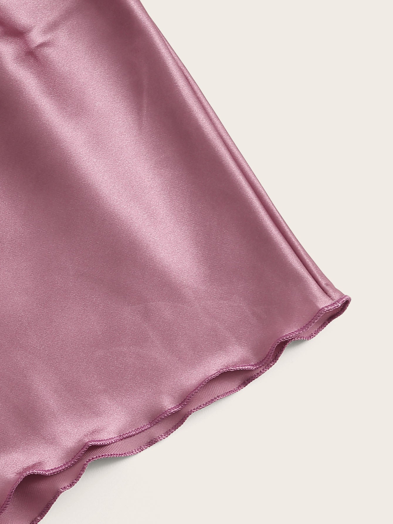 Satin Cami Top With Shorts Pajama Set