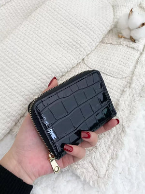 Crocodile Embossed lightweight Cardholder/Purse - Aadima Nepal -online shopping Nepal - Fashion -Buy Clothing Online  in Nepal