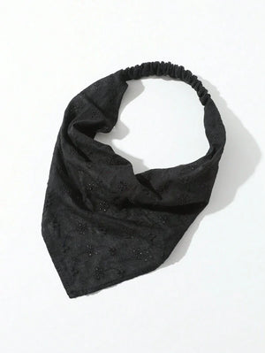 Handmade Black Floral Embroidery design Headwrap/Headband - Aadima Nepal -online shopping Nepal - Fashion -Buy Clothing Online  in Nepal