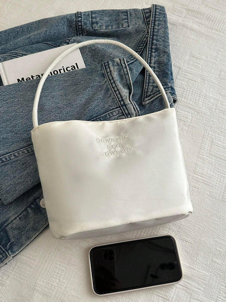Nylon Bucket Shoulder Bag