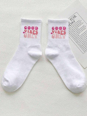 Artist Girlcore Women's Letter Mid-Calf Socks