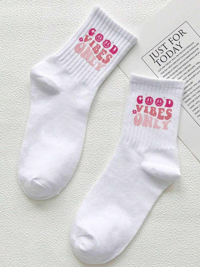 Artist Girlcore Women's Letter Mid-Calf Socks