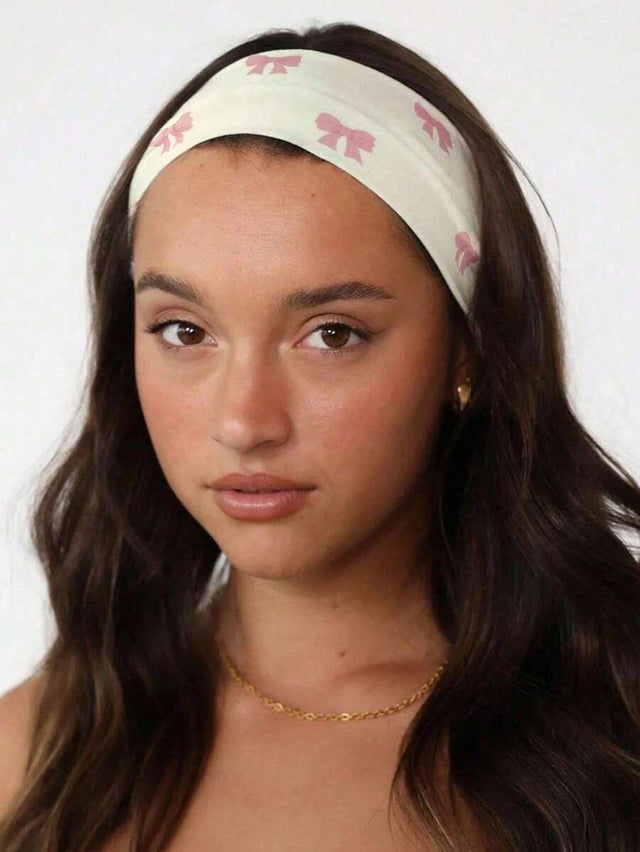 Bow Print Headband - Aadima Nepal -online shopping Nepal - Fashion -Buy Clothing Online  in Nepal