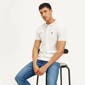 Solid Slim Fit Polo T-shirt - Aadima Nepal -online shopping Nepal - Fashion -Buy Clothing Online  in Nepal