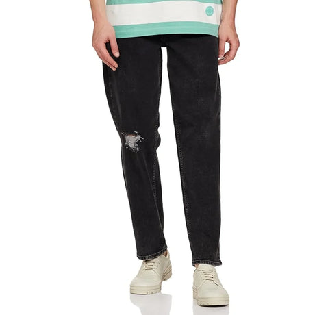 Baggy Tapered Fit Jeans - Aadima Nepal -online shopping Nepal - Fashion -Buy Clothing Online  in Nepal