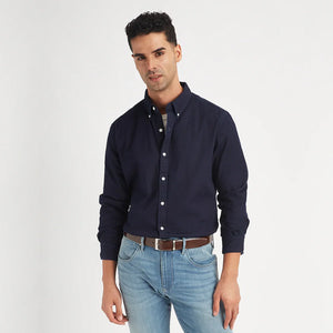 Solid Slim Fit Shirt - Aadima Nepal -online shopping Nepal - Fashion -Buy Clothing Online  in Nepal