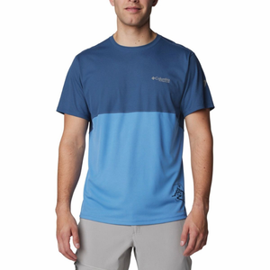 Columbia Blue Men's Short Sleeve T-Shirt - Aadima Nepal -online shopping Nepal - Fashion -Buy Clothing Online  in Nepal