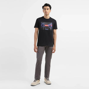 Graphic Print Round Neck T-shirt - Aadima Nepal -online shopping Nepal - Fashion -Buy Clothing Online  in Nepal