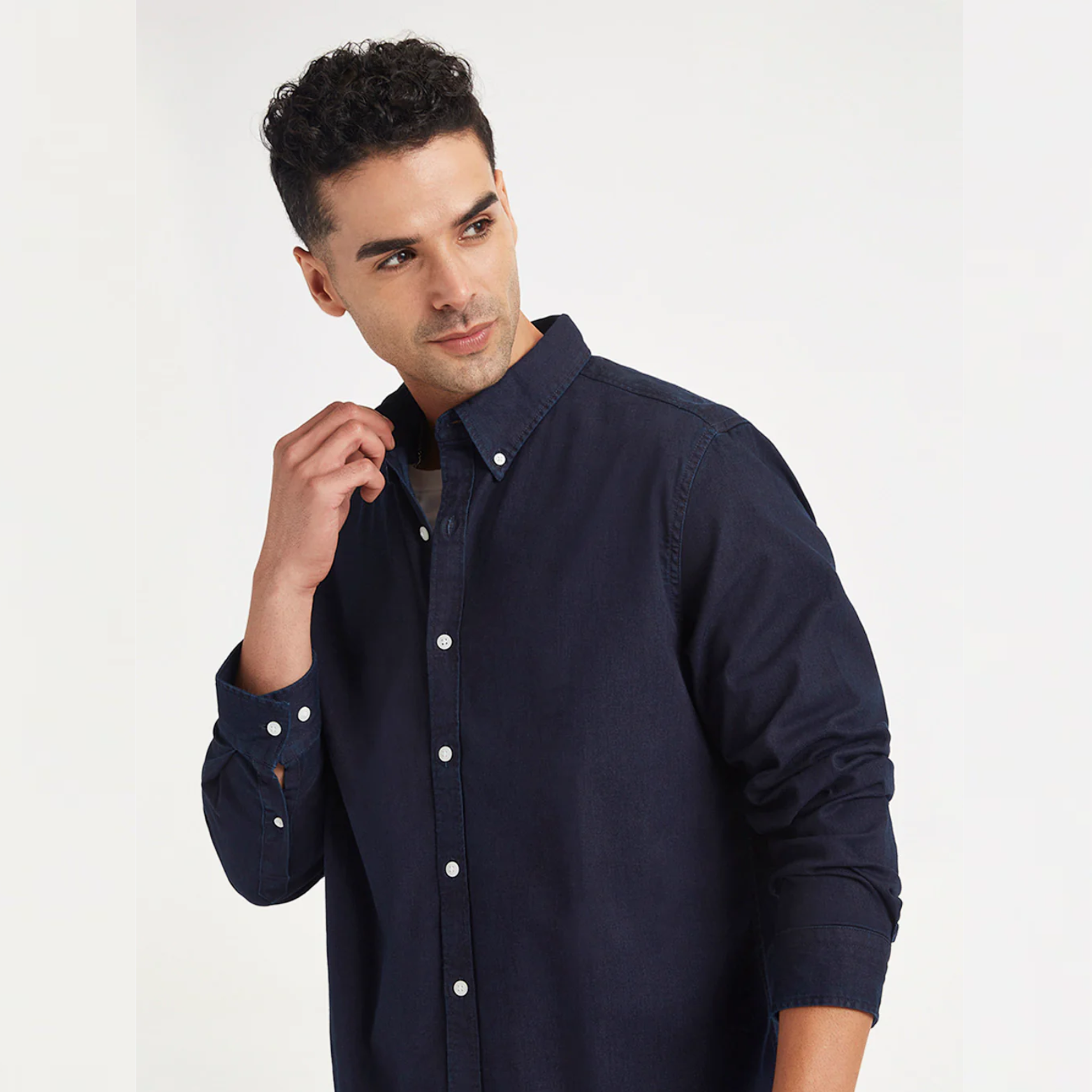 Solid Slim Fit Shirt