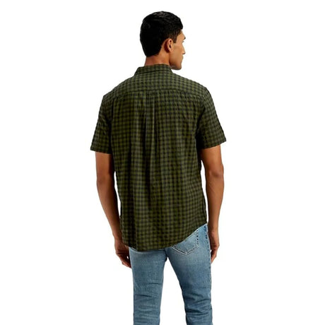 Checkered Slim Fit Shirt - Aadima Nepal -online shopping Nepal - Fashion -Buy Clothing Online  in Nepal