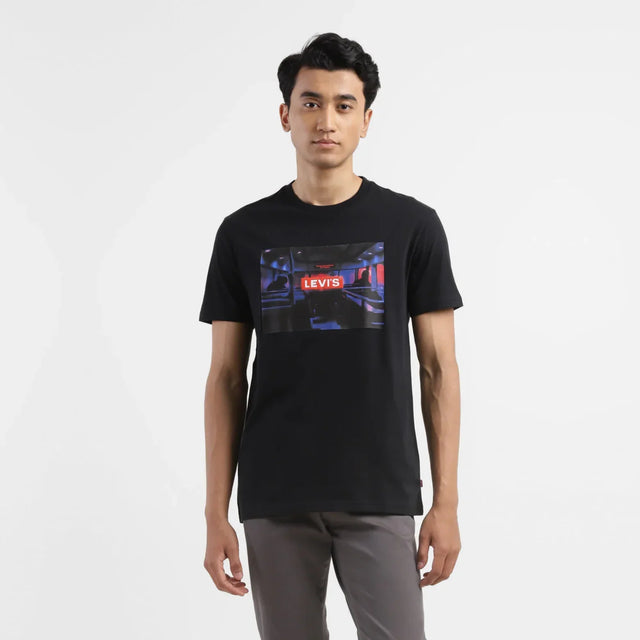 Graphic Print Round Neck T-shirt - Aadima Nepal -online shopping Nepal - Fashion -Buy Clothing Online  in Nepal