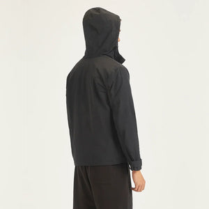 Solid Black Hooded Tailored Jacket - Aadima Nepal -online shopping Nepal - Fashion -Buy Clothing Online  in Nepal
