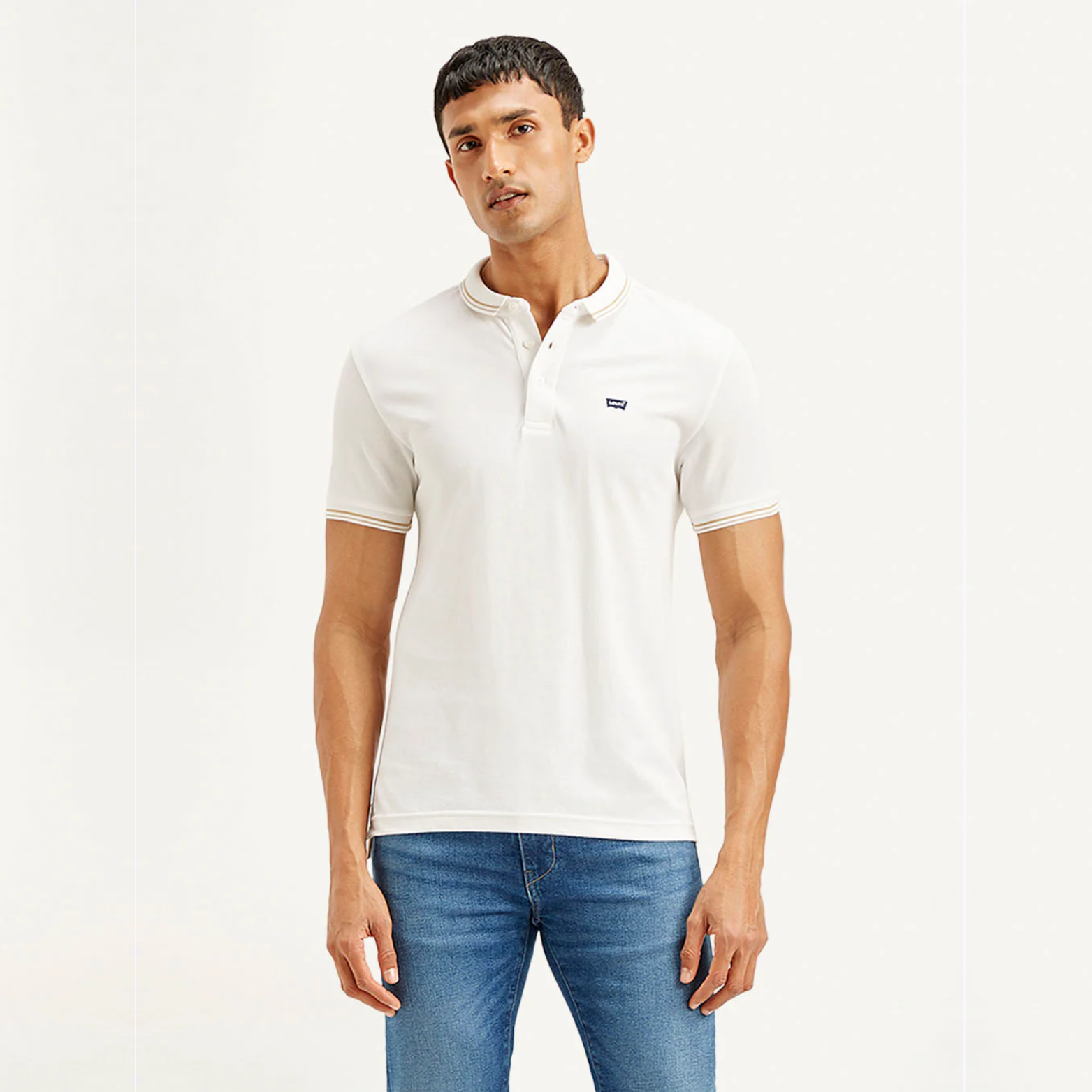 Solid Slim Fit Polo T-shirt