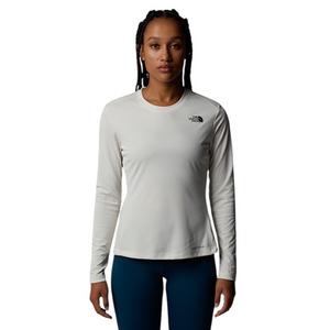 The North Face W' Shadow L/S Tee - White Dune