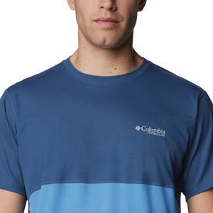 Columbia Blue Men's Short Sleeve T-Shirt - Aadima Nepal -online shopping Nepal - Fashion -Buy Clothing Online  in Nepal