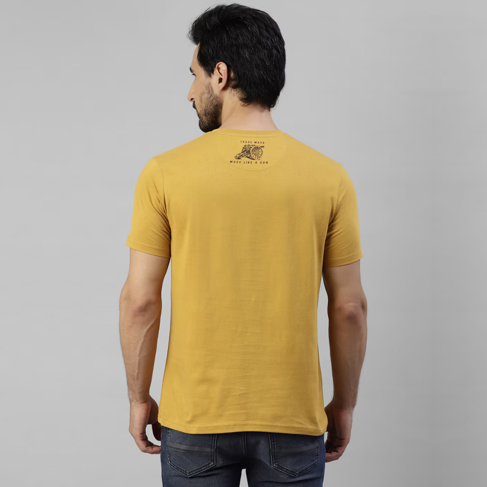 Typographic Print Crew-Neck T-Shirt