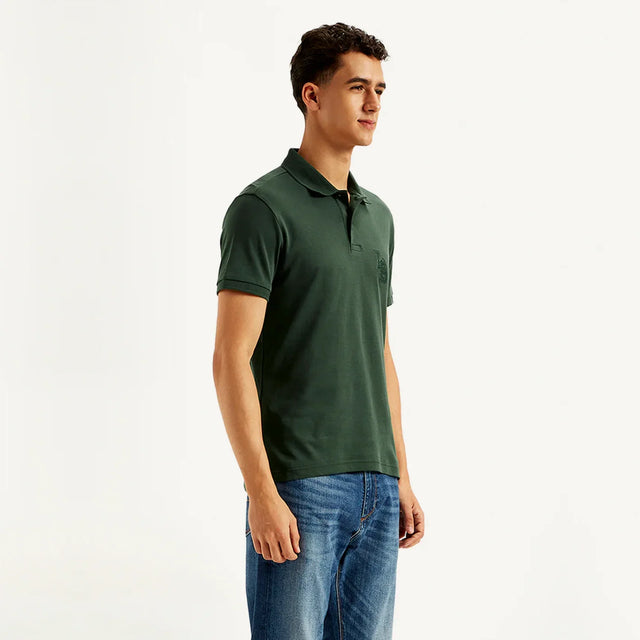 Solid Slim Fit Polo T-Shirt - Aadima Nepal -online shopping Nepal - Fashion -Buy Clothing Online  in Nepal
