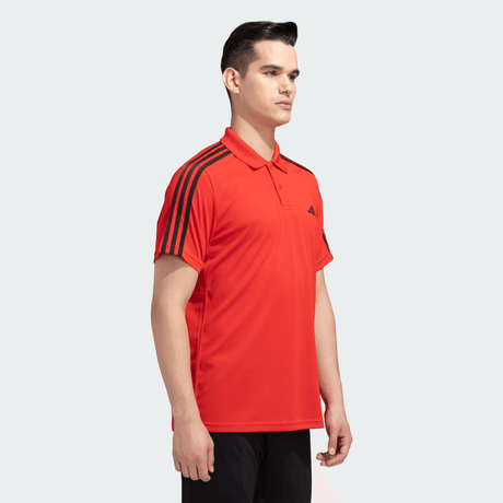 Training Essentials Pique 3 Stripes Polo Tee - Aadima Nepal -online shopping Nepal - Fashion -Buy Clothing Online  in Nepal