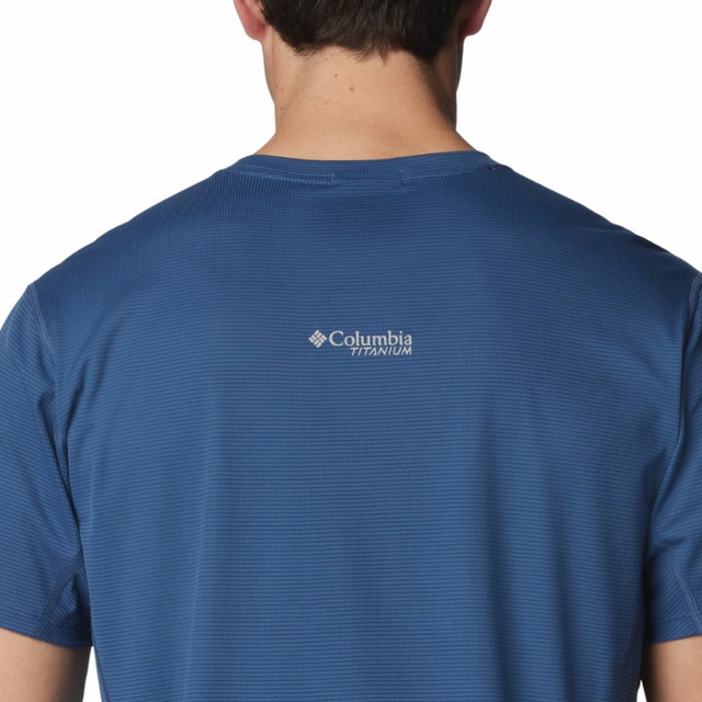 Columbia Blue Men's Short Sleeve T-Shirt - Aadima Nepal -online shopping Nepal - Fashion -Buy Clothing Online  in Nepal
