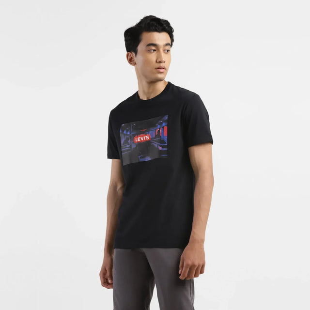 Graphic Print Round Neck T-shirt - Aadima Nepal -online shopping Nepal - Fashion -Buy Clothing Online  in Nepal