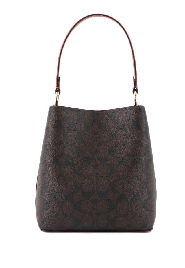 Coach Small Town Bucket Brown Bag - Aadima Nepal -online shopping Nepal - Fashion -Buy Clothing Online  in Nepal