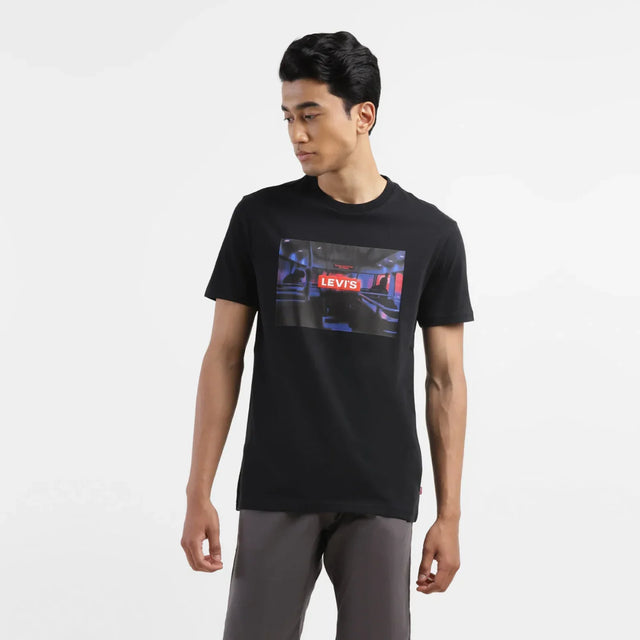 Graphic Print Round Neck T-shirt - Aadima Nepal -online shopping Nepal - Fashion -Buy Clothing Online  in Nepal