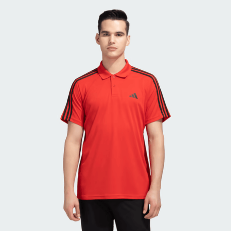 Training Essentials Pique 3 Stripes Polo Tee - Aadima Nepal -online shopping Nepal - Fashion -Buy Clothing Online  in Nepal