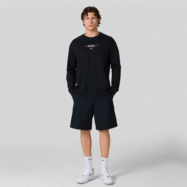 Chicago Bulls Courtside Men's Nike NBA Max90 Long-Sleeve T-Shirt - Aadima Nepal -online shopping Nepal - Fashion -Buy Clothing Online  in Nepal