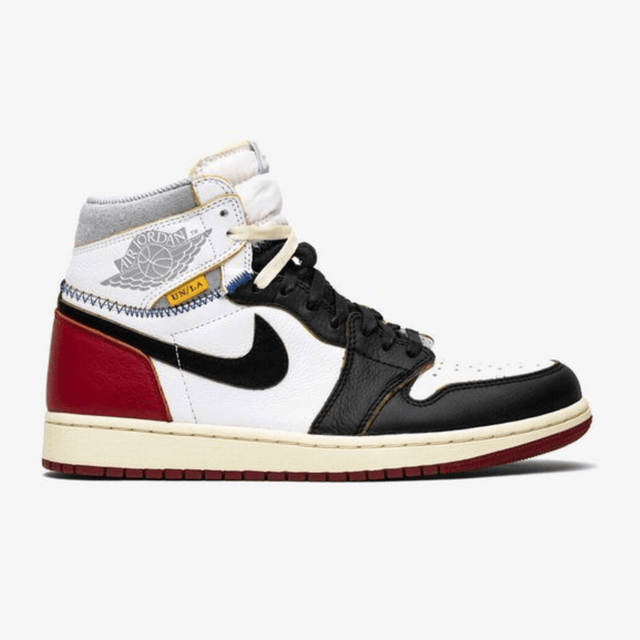 Union LAs x Air Jordan 1 - Retro-Inspired Sneakers in Nepal Aadima Nepal Inspired by the late '80s and early '90s, the Union Los Angeles x Air Jordan 1 collaboration brings vintage flair to the forefront. With exposed padding, distressed leather, and yell