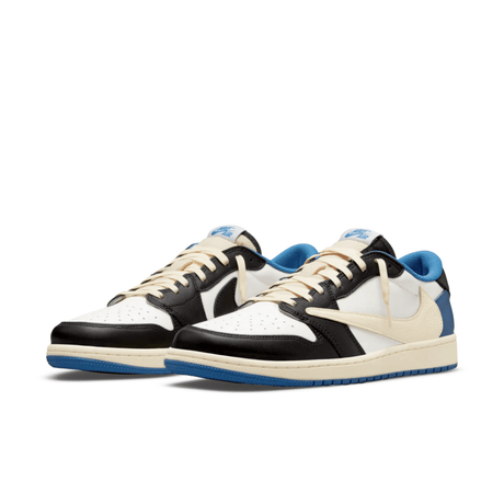 Get the Travis Scott x Fragment Design x Air Jordan 1 in Nepal. Featuring premium leather, and Fragment's lightning bolt logo perfect for sneaker collectors!